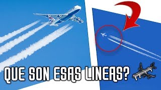 CURIOSIDAD PORQUE SE FORMAN LAS LINEAS QUE DEJAN LOS AVIONES EN EL CIELO  KSGAviation [upl. by Kcirded]