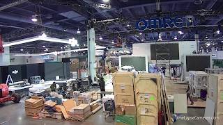 Omron Tradeshow Booth Installation at CES2019 [upl. by Maddie]