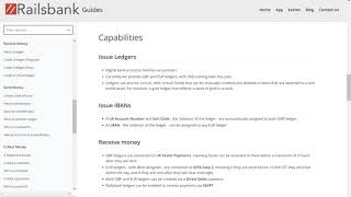 Capabilities  Railsbank [upl. by Aslin]