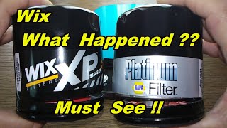 Wix XP Oil Filter Cut Open 51348XP vs Napa Platinum Oil Filter Cut Open 41348 Oil Filter Review [upl. by Aramo]