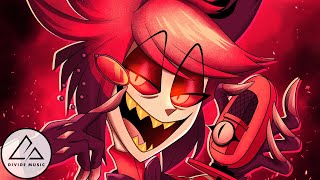 ALASTOR SONG  quotLets See A Smilequot  Divide Music Hazbin Hotel [upl. by Sgninnej]