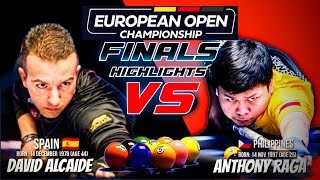 Intense Showdown Anton Raga vs David Alcaide  European Open Championship Finals Highlights [upl. by Ntsud]