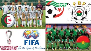 🔴 LIVE ALGERIE  BURKINA FASO  Q MONDIAL 2022 QATAR FIFA  FOOTBALL AFRIQUE [upl. by Ketti]