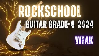 Weak RockSchool Grade 4 Guitar guitarmusic music grades [upl. by Laughry]