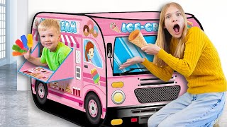 Amelia Avelina and Akim Ice cream truck story with Arthur [upl. by Season]