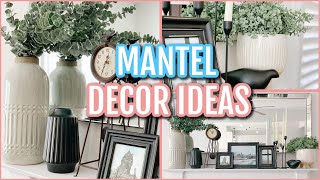 FIREPLACE MANTEL DECOR IDEAS  7 TIPS AND TRICKS HOW TO STYLE AND DECORATE YOUR MANTEL LIKE A PRO [upl. by Fenn85]