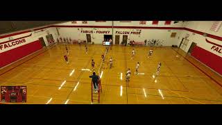 Fabius Pompey vs MorrisvilleEaton Girls JV Volleyball [upl. by Llevel]