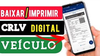 Como BAIXAR CRLV DIGITAL IMPRIMIR DOCUMENTO do VEICULO pelo SITE DETRAN [upl. by Fortin]