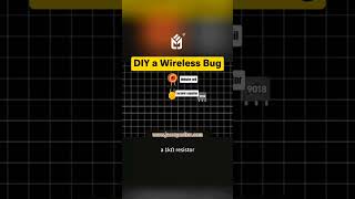 DIY A Wireless Bug resistor capacitor electronics circuit jeccapacitor jyhhsu [upl. by Trever]