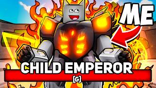 CHILD EMPEROR ULTIMATE MODE in Roblox The Strongest Battlegrounds [upl. by Etnauj752]