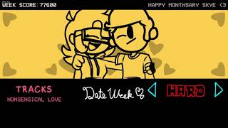 Fnf Nonsensical Love Date Week [upl. by Llerrod]