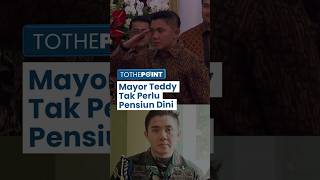 Mayor Teddy Disebut Tak Harus Mundur dari TNI Istana Tegaskan Seskab Bisa Diemban Militer Aktif [upl. by Tat]