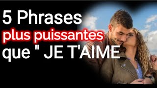 5 Phrases damour❤️ plus puissantes que quotJE TAIMEquot qui font tomber amoureux💯 [upl. by Margi]