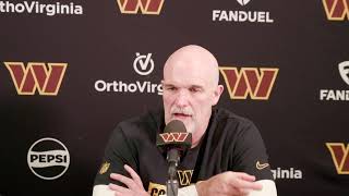 HC Dan Quinn Speaks to the Media on Victory Monday  Washington Commanders [upl. by Om]