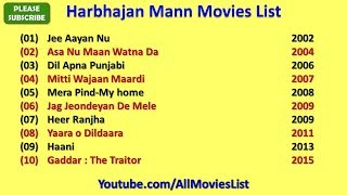 Harbhajan Mann Movies List [upl. by Tlaw]