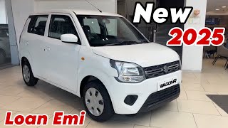 New Maruti Suzuki Wagon R 2025 Updated Model Loan EMI Finance Price Full Details [upl. by Kreg]