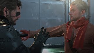 Metal Gear Solid V The Phantom Pain Diamond Dogs soldiers fight scene [upl. by Ginder]