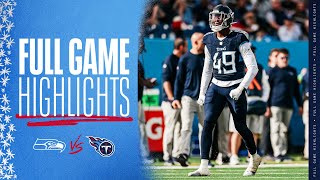 Tennessee Titans Highlights vs Seattle Seahawks  Game Highlights [upl. by Cita]