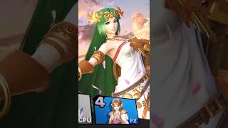 Palutena Wins nintendo nintendoswitch supersmashbrosultimate gaming fightinggames palutena [upl. by Dorry]