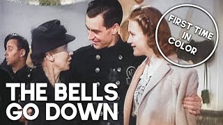 The Bells Go Down  COLORIZED  James Mason  Drama Film [upl. by Drageruaeb]