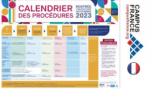 Campus France  les dates importantes à retenir  Calendrier de la procédure Campus France [upl. by Moguel]