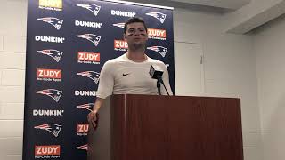 Patriots QB Jarrett Stidham is starting to feel comfortable [upl. by Anny]