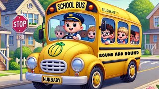 Wheels on the Bus  10X Repetition  Enjoy SingAlong Fun for Kids [upl. by Naget]