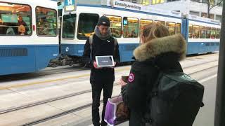 Tierrechtsaktivist zeigt in Zürich PelzTrägerinnen SchockVideos [upl. by Calen]