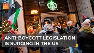 Israel Palestine BDS and the right to boycott in the US  The Take [upl. by Snevets]