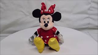 TY Minnie Mouse Red Dress Sparkle Disney Plush Animal Toy 7quot [upl. by Nylyak34]