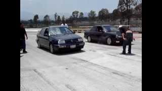 VW Jetta Vr6 vs Nissan GSR sr20de [upl. by Gaby]