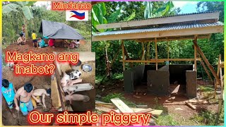 Piggery house design building in PhilippinesPig farm as a begginerBaboyanPrecious M Vlog [upl. by Edith]