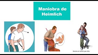 Maniobra de heimlich en uno mismo niños obesos [upl. by Ailbert]