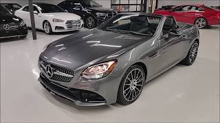 2018 MercedesBenz SLC 300 1 Owner 3400 Miles Startup and Walk Around [upl. by Socin895]