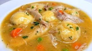 CHICKEN amp DUMPLINGS  recipe [upl. by Seyah277]