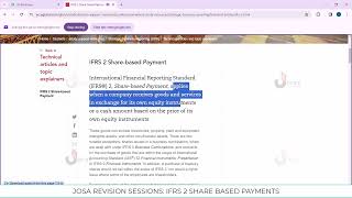 SBR REVISION IFRS 2 SHARE BASED PAYMENT [upl. by Dottie]