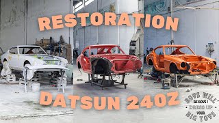 Total Repaint amp Full Restoration Datsun 240z in 20 Minutes [upl. by Maroney526]