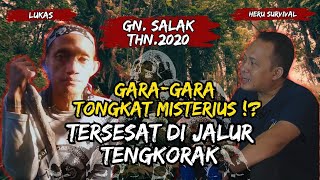 HILANG AKAL 🫣👹  TONGKAT SAKTI BIKIN NYASAR PENDAKI  KISAH PENDAKIAN GUNUNG SALAK 2020 [upl. by Omrelliug]