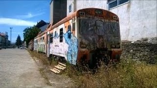 Estación de Monforte de Lemos alrededores y el 593 descansando en paz [upl. by Eelyr]