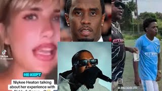 Niykee Heaton SA experience with Diddy amp Kanye vybz Kartel bet son [upl. by Mourant]