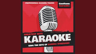 What Kind of Fool Originally Performed by Barbra Streisand amp Barry Gibb Karaoke Version [upl. by Yrrek]