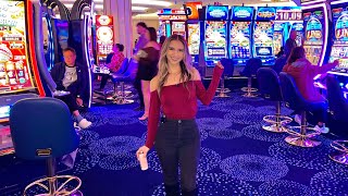 MY FIRST BIG SLOT WIN AT THE NEW FONTAINEBLAEU CASINO🥹🥳🎰💎 [upl. by Mary921]