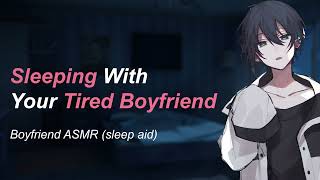 Falling Asleep With Your Tired Boyfriend roleplay asmr boyfriend asmr M4F sleep aid rain [upl. by Janet]