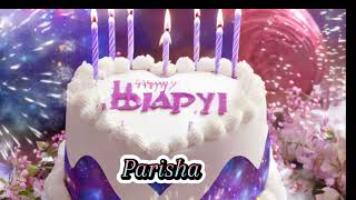 Parisha name birthday status  🥰🥰🍰 [upl. by Gelman]