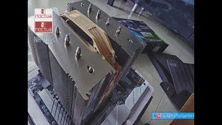 instalacja chłodzenia Noctua NHD15 na i9 LGA 2066 [upl. by Lita]