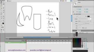 Flash Tutorial  How to use the stroke tools [upl. by Eiliah230]