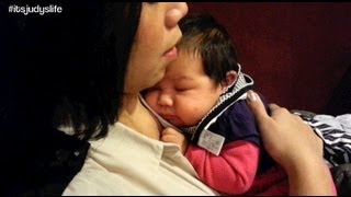 Breast Feeding in Public  November 20 2012  itsJudysLife Vlog [upl. by Aicenav]