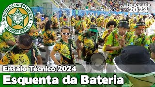 Mocidade 2024  Esquenta da Bateria  Ensaio Técnico  Samba ao vivo  ET24 [upl. by Ynattib]