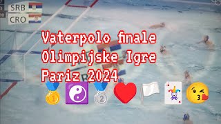 Hrvatska vs Srbija Vaterpolo Finale Olimpijske Igre Paris 2024 FULL HIGHLIGHTS olympics2024 [upl. by Akinet932]