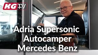 Adria Supersonic Mercedes Benz Autocamper [upl. by Ahset]